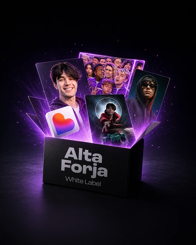 Alta Forja White Label, caixa com ferramentas de IA